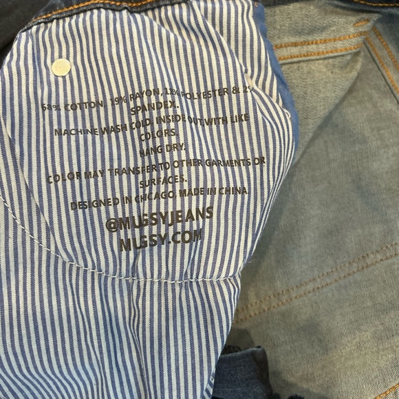 Mugsy Mens Hamms Jeans Blue Stretch Denim Straight 5 Pocket Comfort - Picture 2 of 5